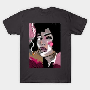 Smoking girl T-Shirt